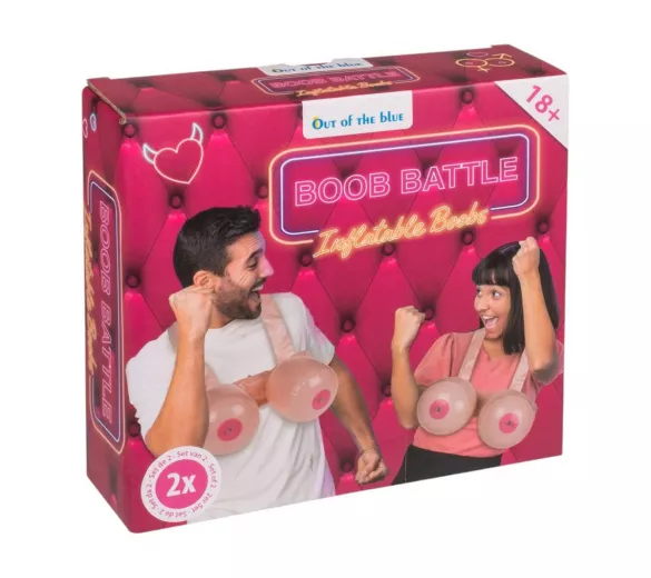 Boob Battle - felfújható felcsatolható cicicsata, natúr