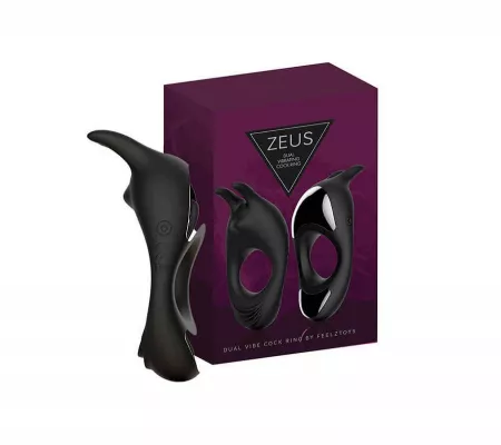 FEELZTOYS Zeus - akkus, vibrációs péniszgyűrű