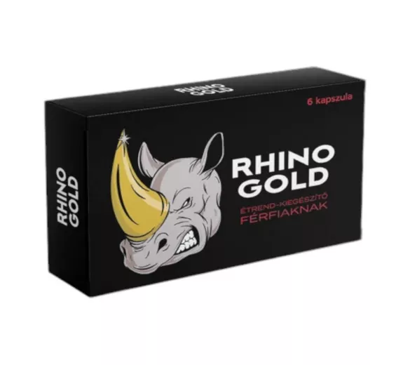 RHINO GOLD - természetes étrendkiegészítő férfiaknak, 6db