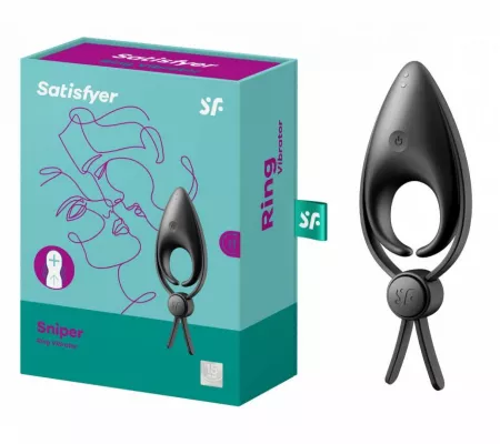 Satisfyer Sniper - akkus, vibrációs péniszgyűrű