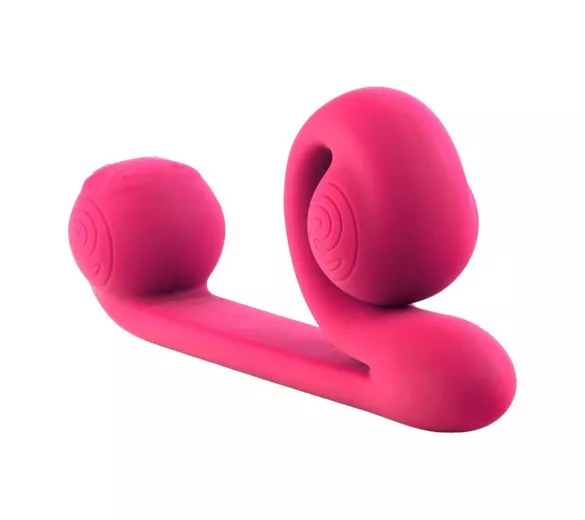 Snail Vibe Duo - akkus, 3in1 stimulációs vibrátor, pink