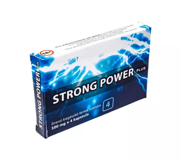 Strong Power Plus - étrendkiegészítő kapszula, 4db